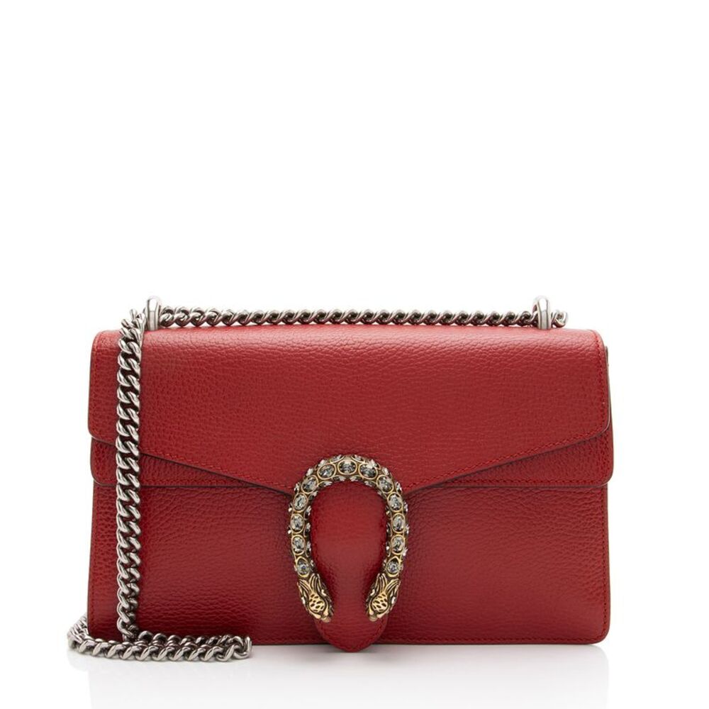 Gucci Leather Crystal Dionysus Medium Shoulder Bag